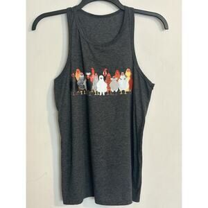 Women’s Rooster Hen Chicken Tank Top Size M Fun Country